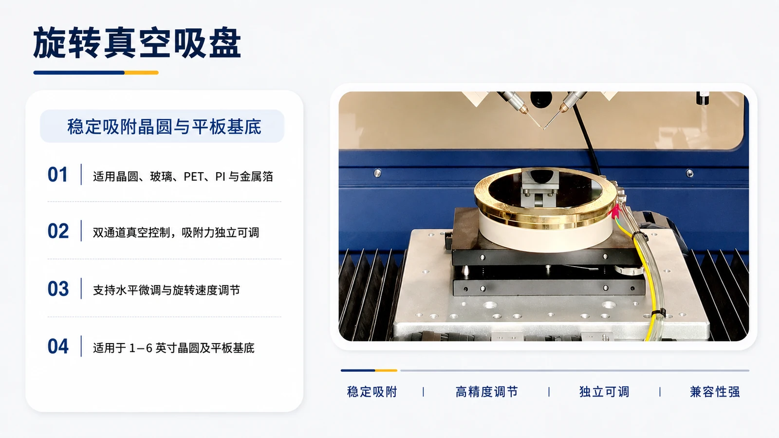 旋转真空吸盘