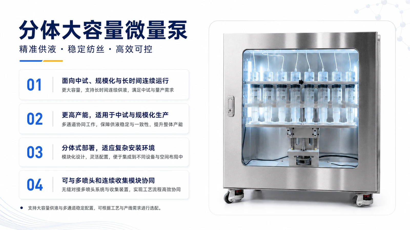 分体大容量微量泵