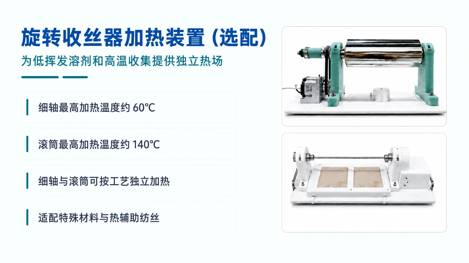 旋转收丝器加热装置